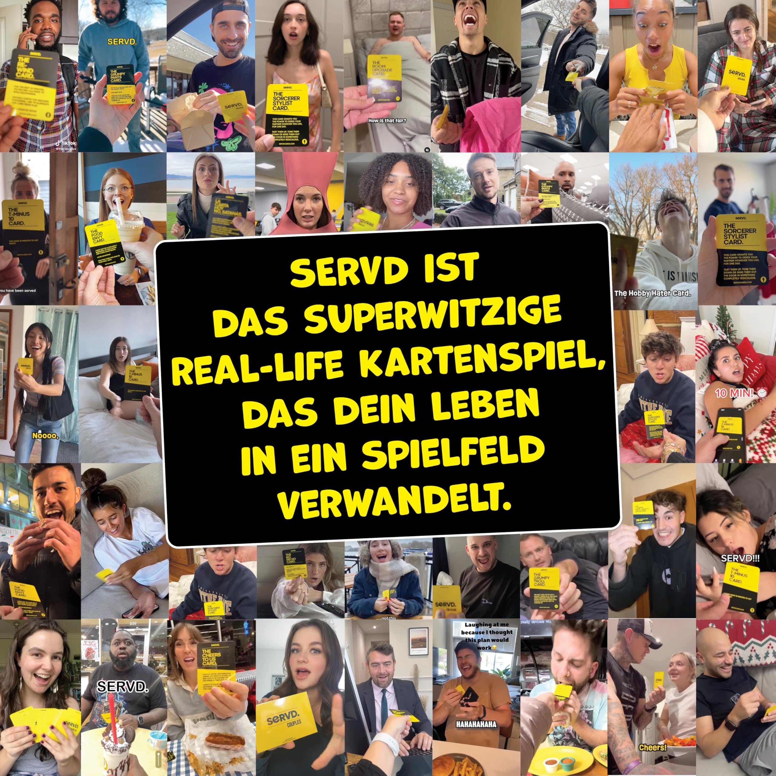 SERVD - für Paare - Das Real-Life Kartenspiel