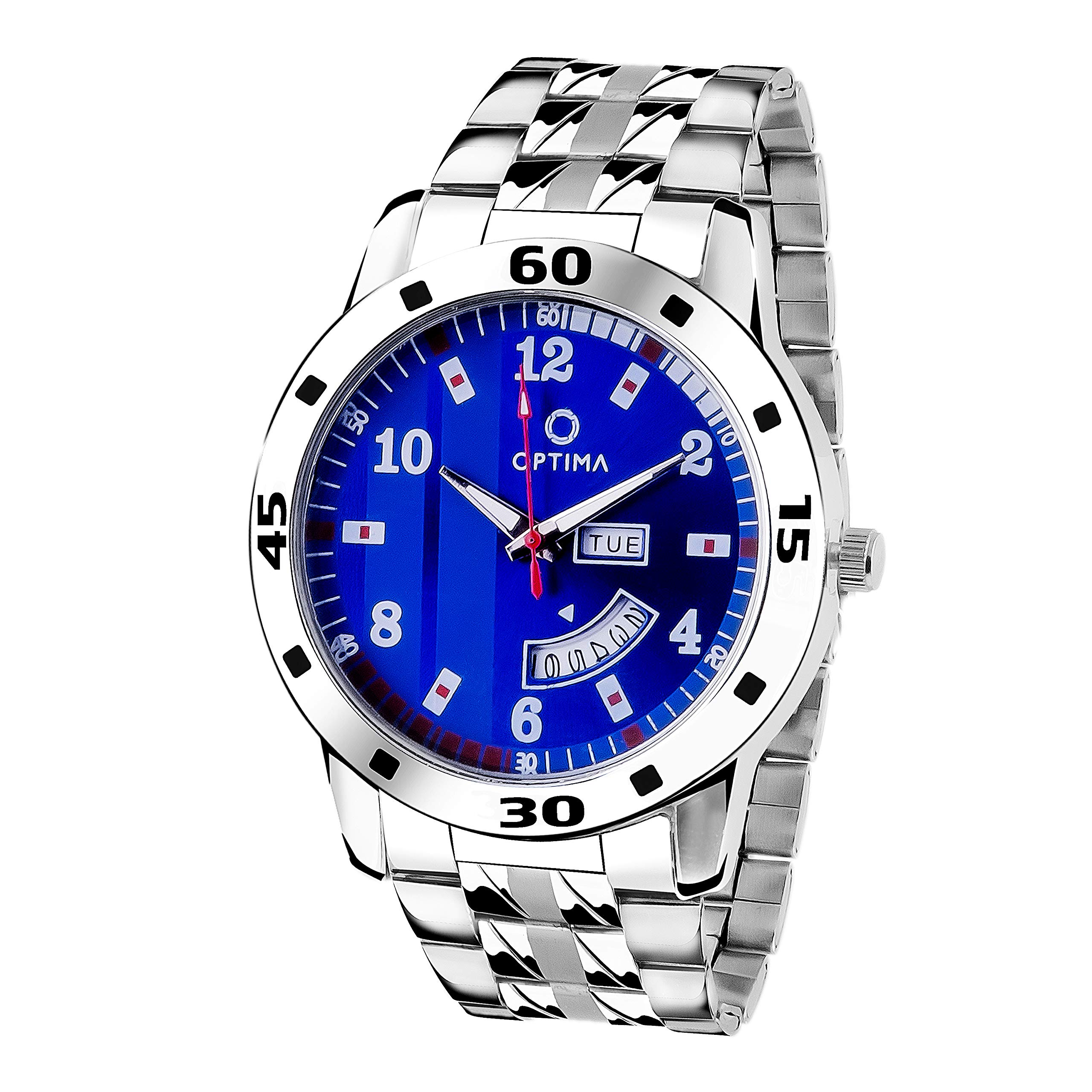OPTIMA OMD-611 Stainless Steel Analog Watch for Men, Blue Dial (B0819XYTLK) Amazon Price History, Amazon Price Tracker