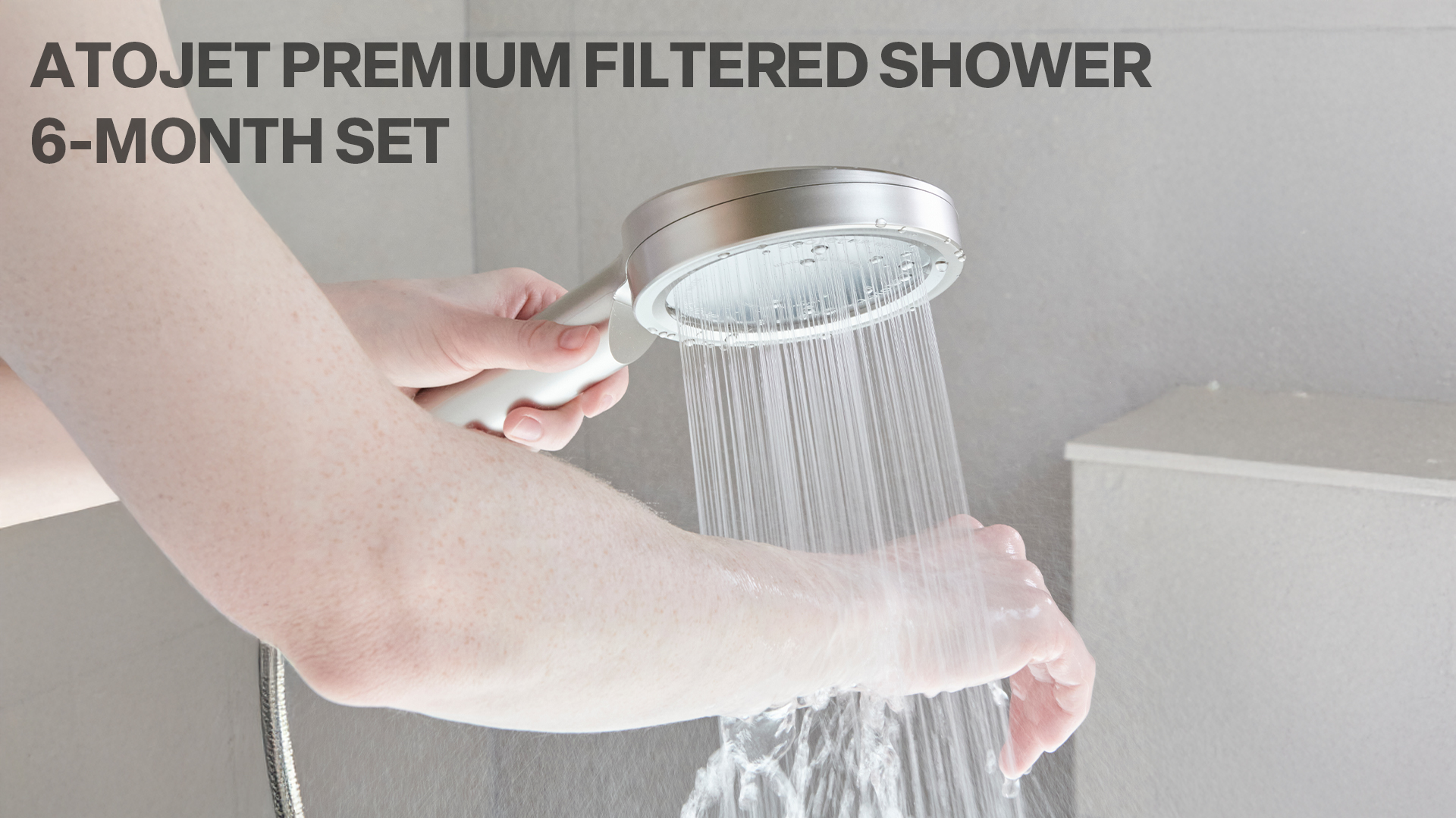 Atojet Premium Filter Shower Head Designed According To Korea's Luxury Beauty Philosophy Carbon Composite Filter Single Set (Hose, Bracket, Teflon - View #5