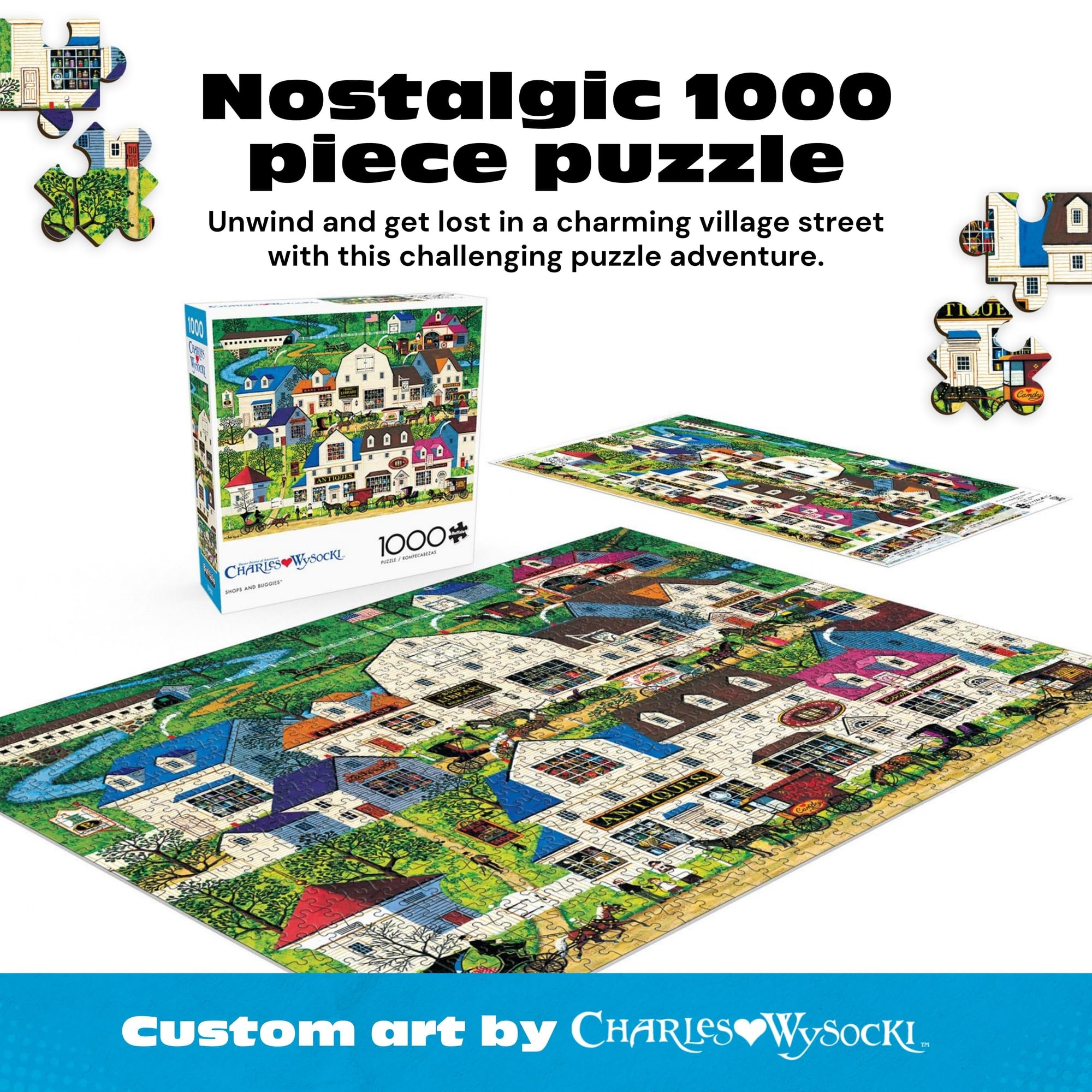 Amazon | Buffalo Games - 1000ピース ジグソーパズル Charles Wysocki 