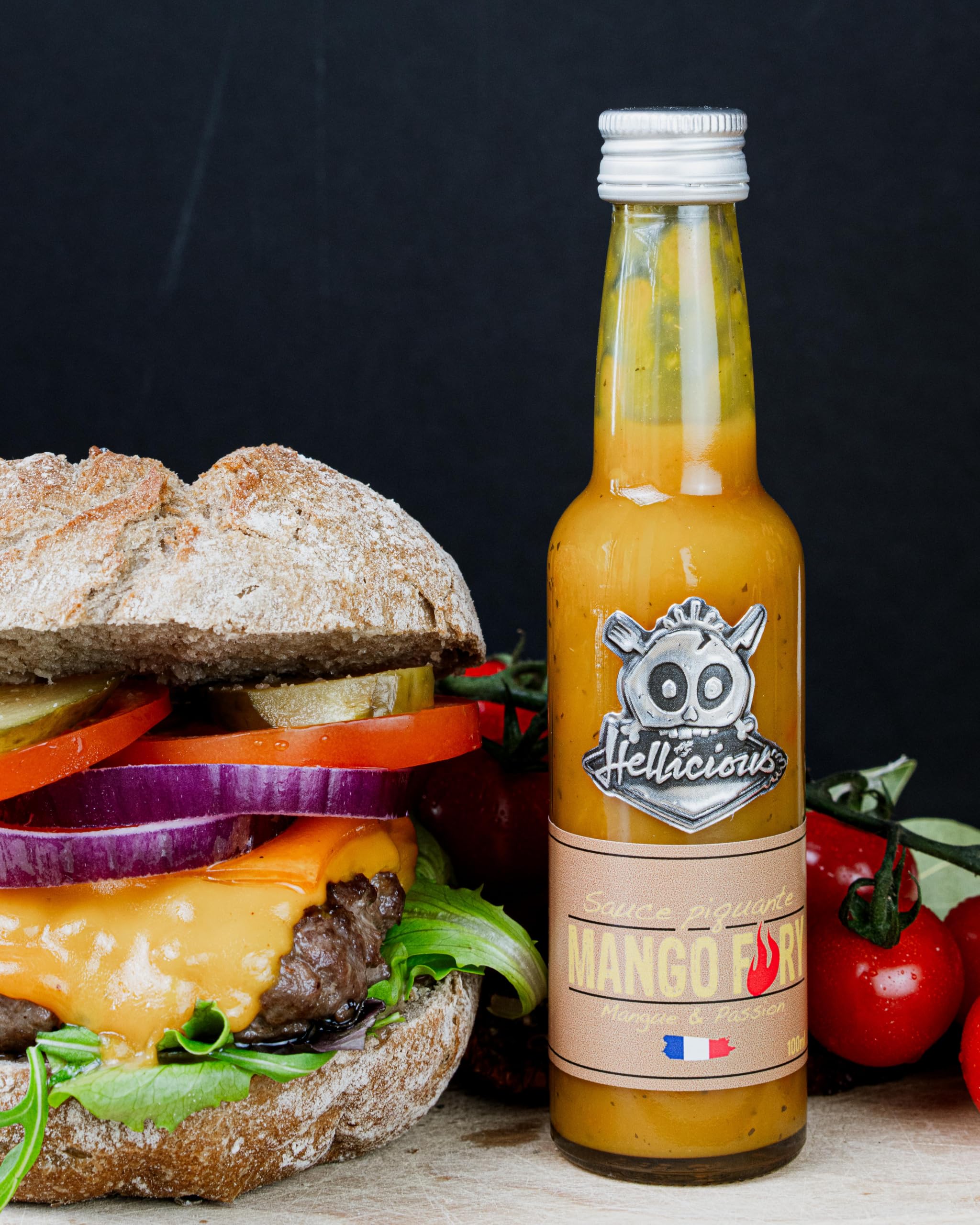 Mango Fury Hellicious – Sauce piquante française exotique mangue et piment