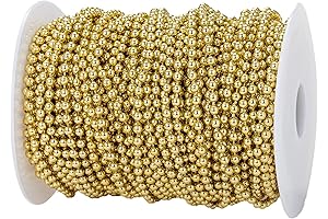 Festive Gold Party Bead Garland to Elevate Your Celebrations