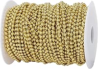 Vista 21 de Hilo de cuentas de perlas de mijo de 3 mm, cuentas de imitación de perlas para manualidades, guirnalda de cuentas de perlas, rollo de cuentas