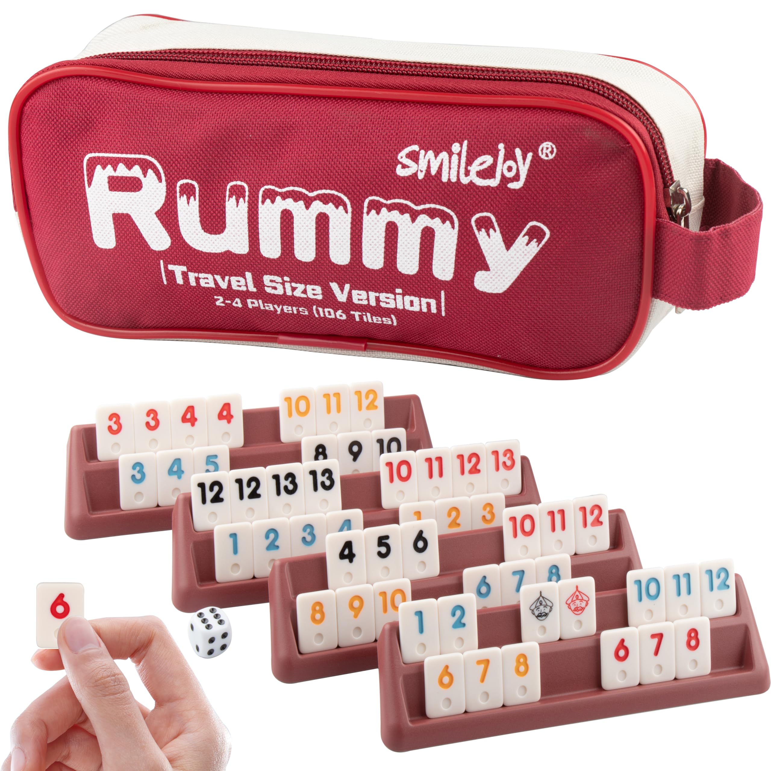 _ Rumy   Smilejoy Rummy Cube Game Four Players Edition, Deluxe 106