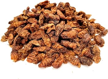 HERONS - Dried Silkworm Pupae - For Turtles, Birds, Reptiles, Mammals, Koi & Pond Fish - 100% Natural - High Protein - Ballast Substances & Chitin - Regulates Digestion - 1000 Grams