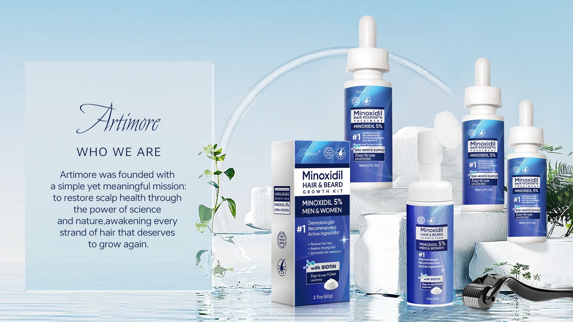 Amazon.com : 5% Minoxidil Foam for Men and Women, Hair Regrowth