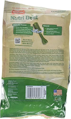 Miniatura 2 de Nylabone Nutri Dent Mini masticables dentales - 36 unidades, 6.3 onzas, (paquete de 2)
