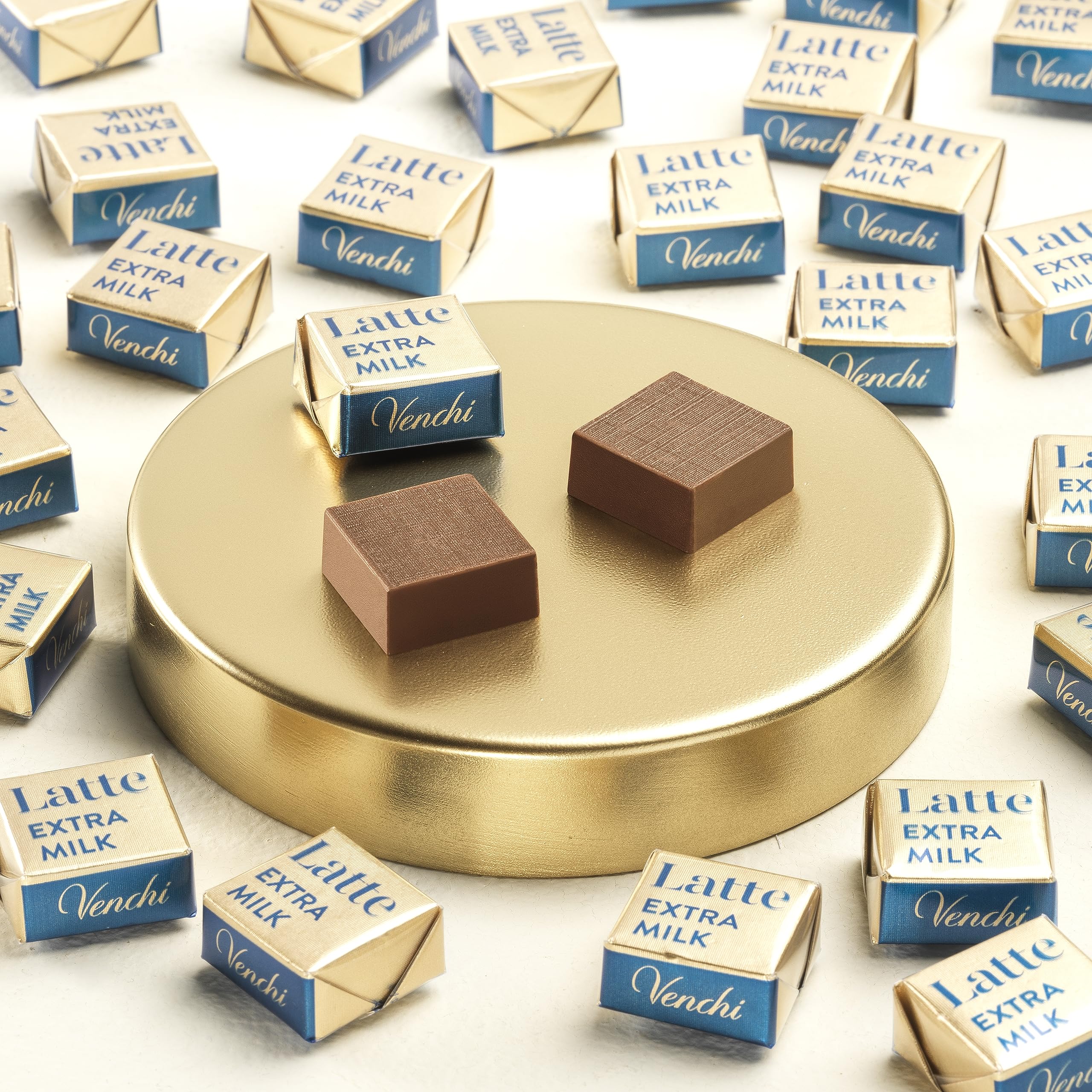 Venchi - Cubotto di Cioccolato Puro al Latte in Busta Bulk, 1 kg - Senza Glutine
