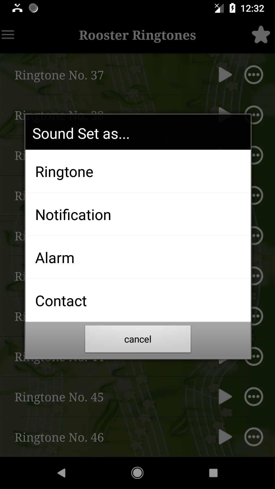 Rooster RingtonesAmazon.deAppstore for Android