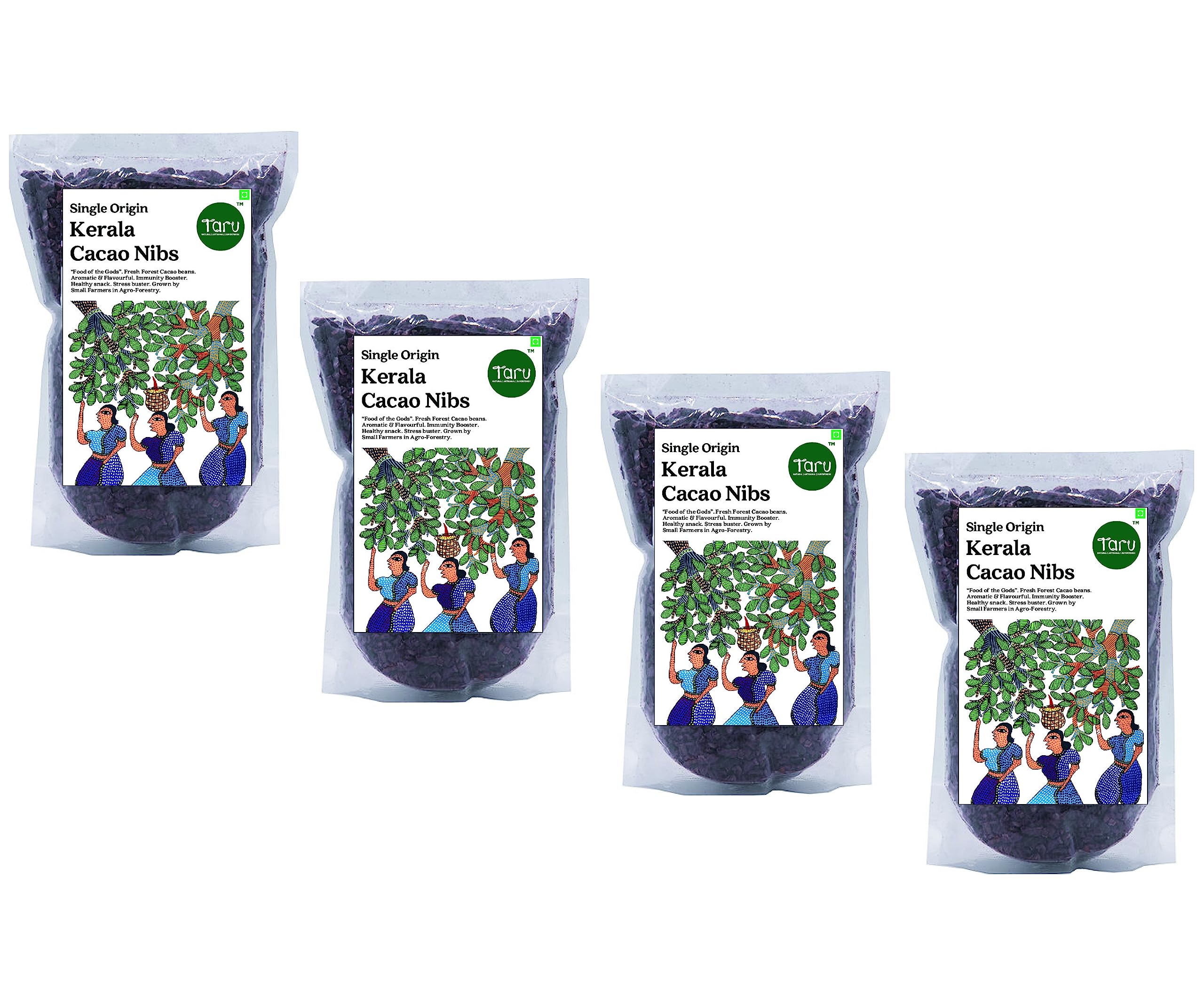 Taru Naturals Cacao NIBS | Single Origin | Un-Bleached | Solar-Dried | Natural Farming | Fresh Forest Beans (4) (B0C78G1DJ3) Amazon Price History, Amazon Price Tracker
