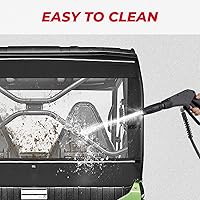 Vista 5 de KEMIMOTO Teryx - Parabrisas trasero suave compatible con Kawasaki Teryx 4 800 2013-2025, suave ventana trasera completa, transparente, a prueba