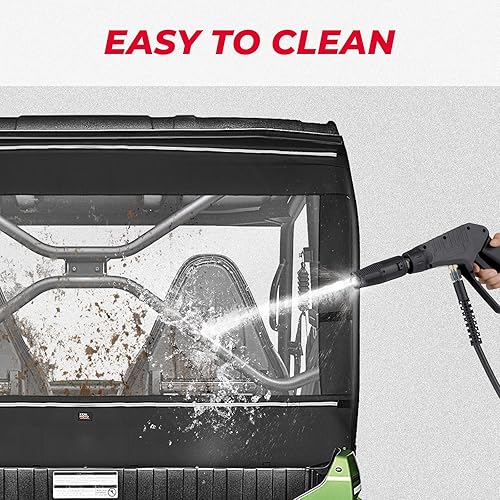 Miniatura 4 de KEMIMOTO Teryx - Parabrisas trasero suave compatible con Kawasaki Teryx 4 800 2013-2025, suave ventana trasera completa, transparente, a prueba de