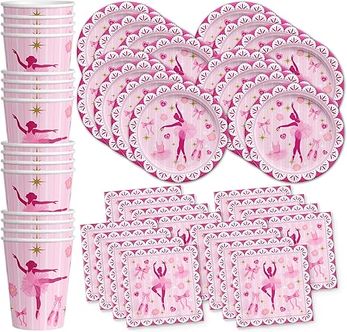 Miniatura 10 de Birthday Galore Rock Star - Juego de suministros para fiestas, platos, servilletas, vasos, vajilla para 16