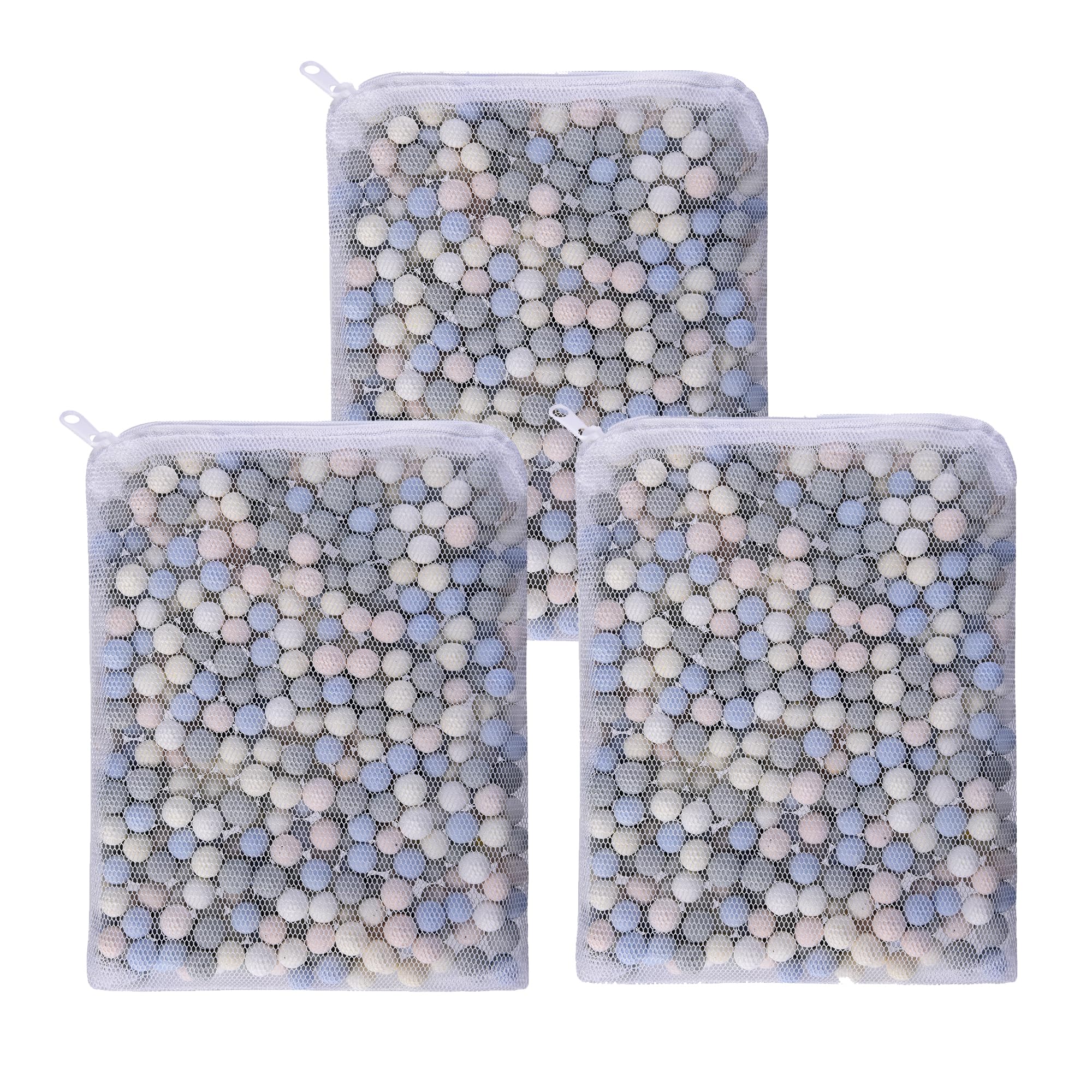 JIHAQUA Aquarium Ceramic Filter Media Bio Filter Rings, Bio Ceramic Ball for Freshwater,Marine Fish Tank,Canister Filter,Koi Pond (Color, 3 Lbs)