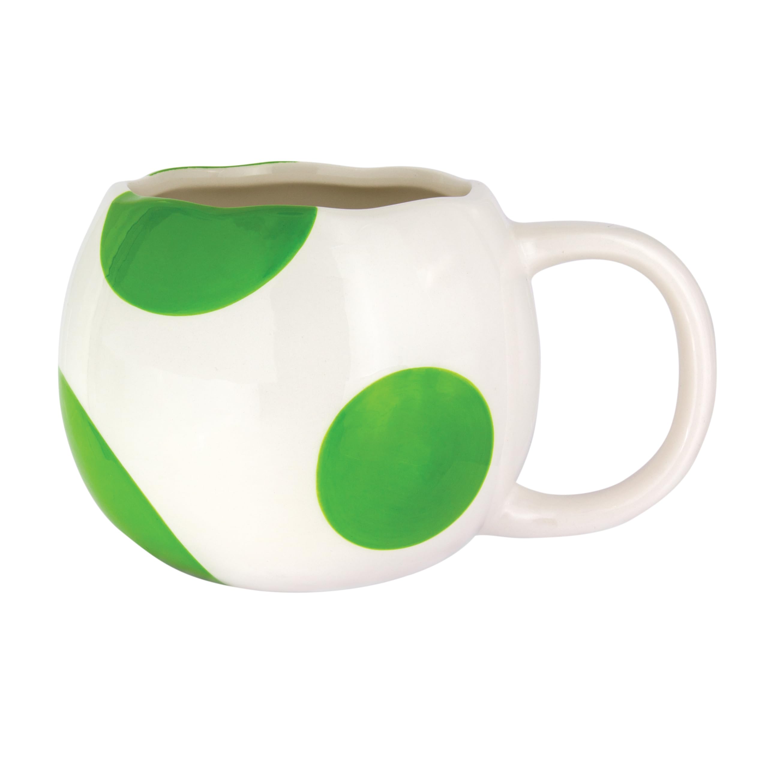 Super Mario Bros. Yoshi Egg Coffee Mug - Officially Licensed Nintendo Ceramic Tea Cup, Novelty Gift for Mario Brothers Fans, Large Capacity | Paladone
