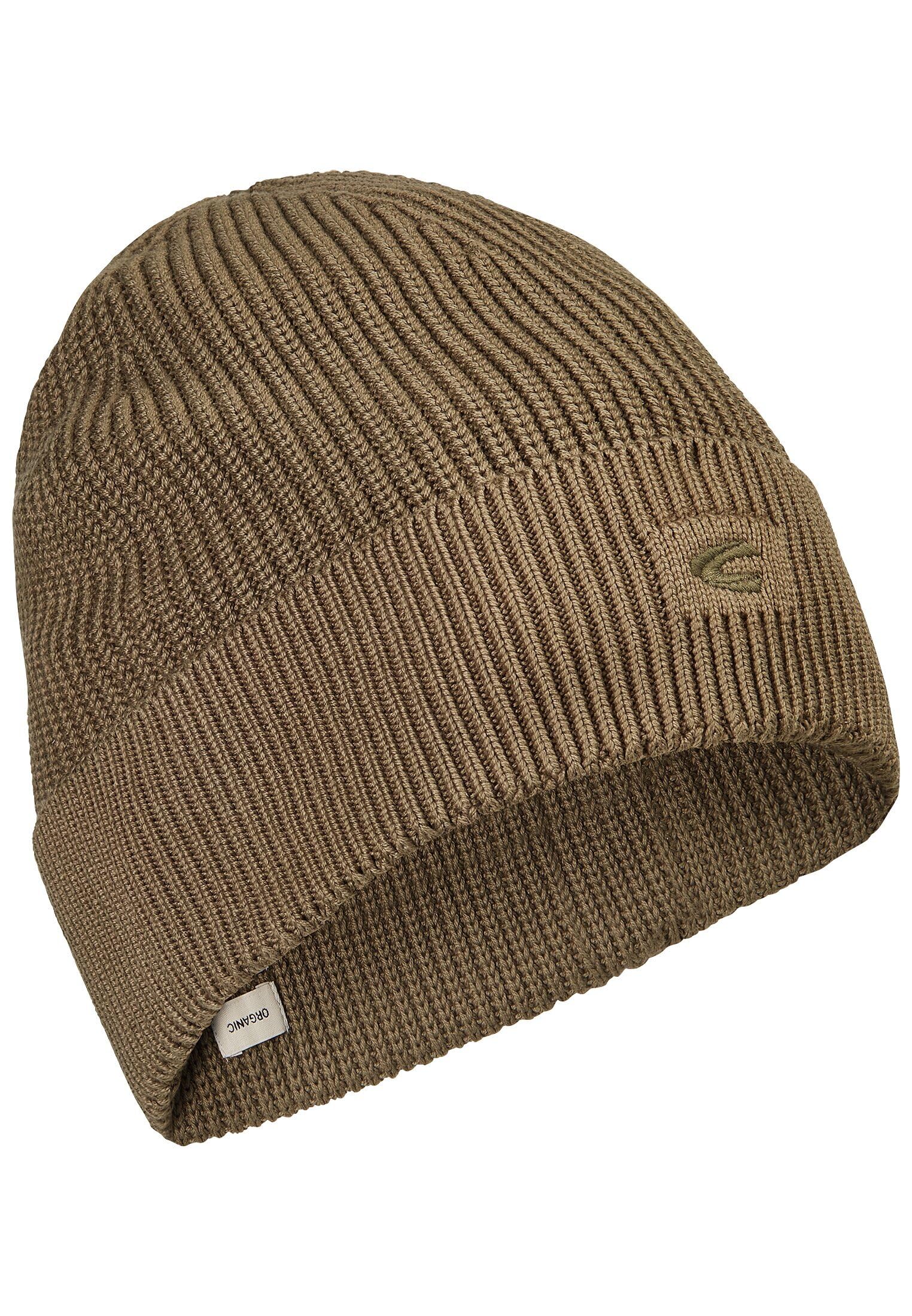 camel active Mens Beanie Hat, Dark Green, One Size