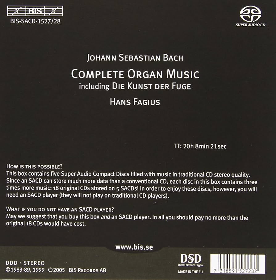 Amazon.co.jp: J. S. バッハ：オルガン曲全集（フーガの技法入り