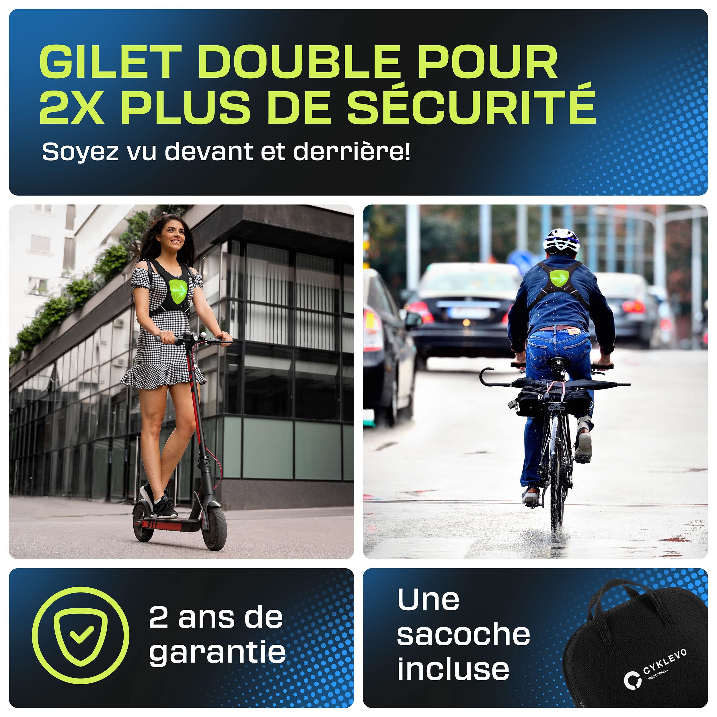 Illuminazione Per Casco Bici Con Telecomando - Luce Lampeggiante Destra/Sinistra, Ricaricabile USB - Foto 9