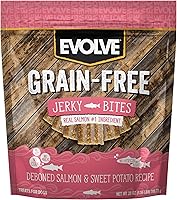 Vista 9 de Evolve Golosinas para perros de salmón y batata sin granos