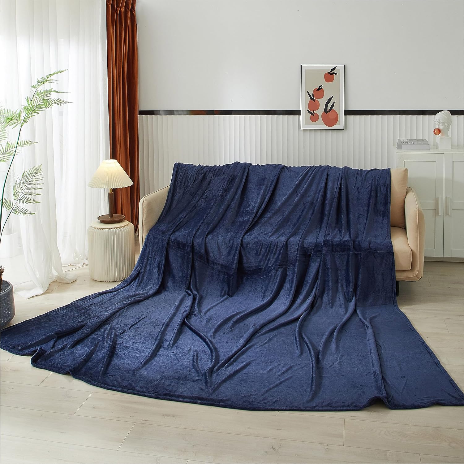 Dearfoams Oversized Super Soft Royal Plush Velvet Family