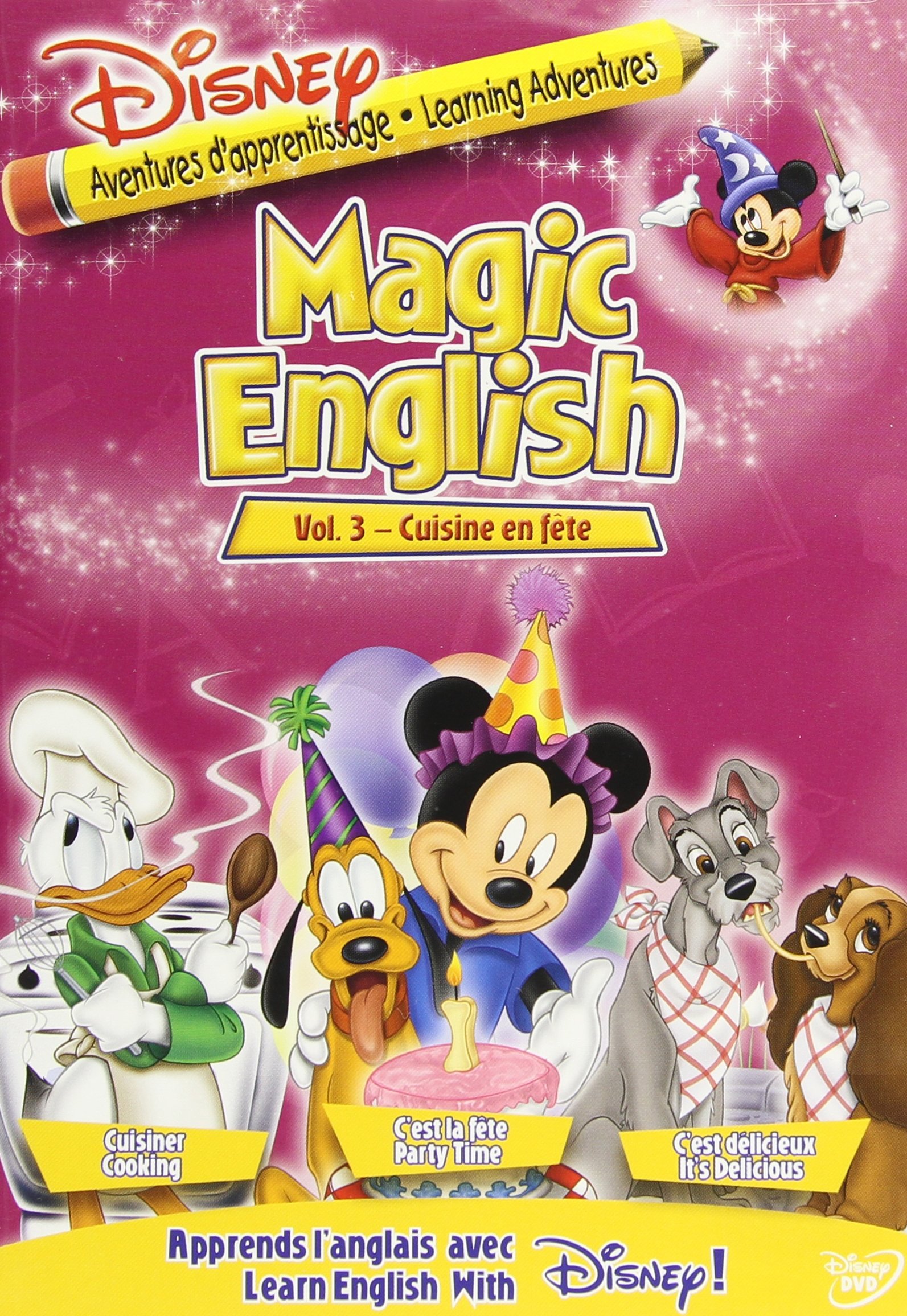 Magic English Volume Three: Food And Fun (Version française) [DVD]
