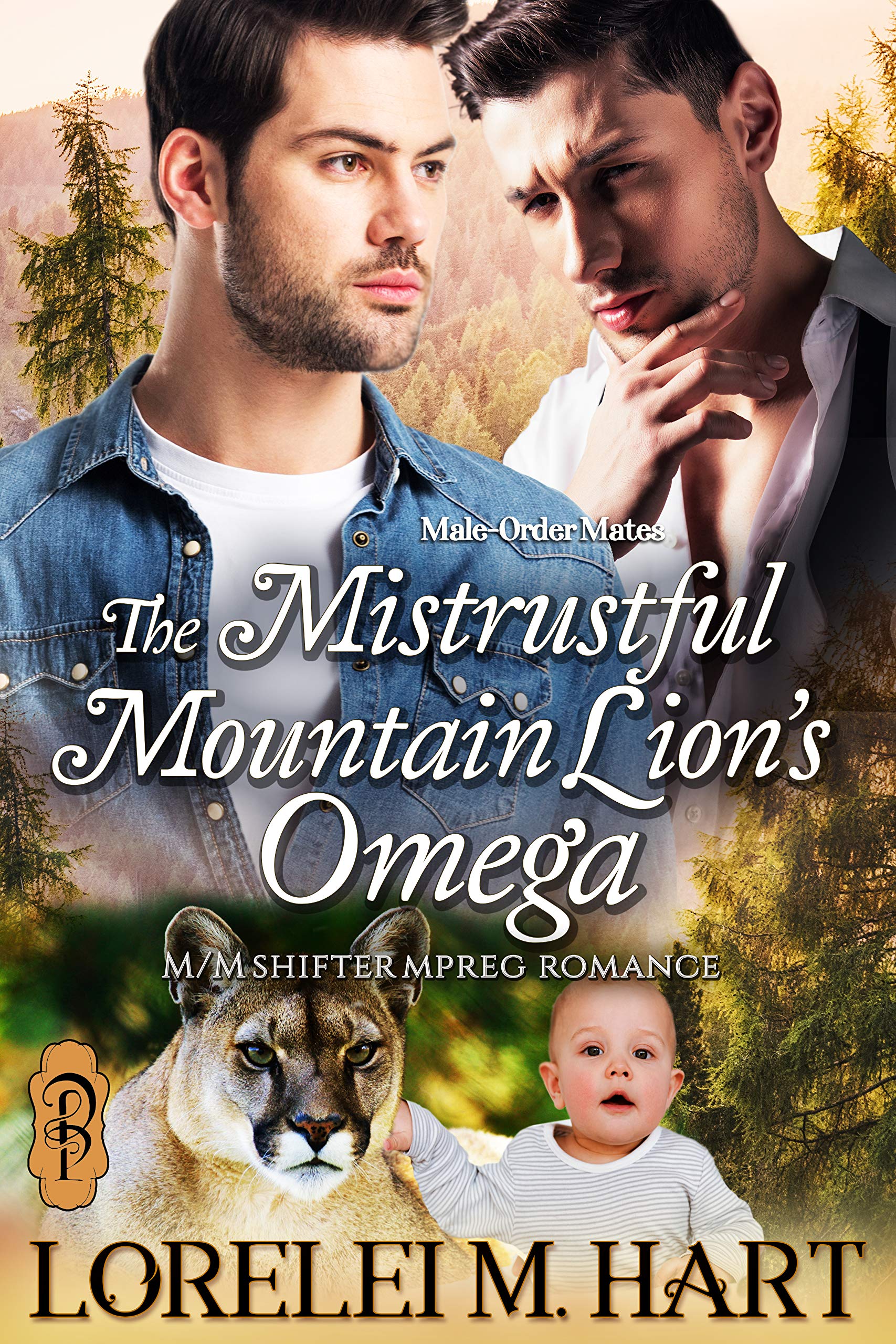 The Mistrustful Mountain Lion's Omega: M/M Mpreg Shifter Romance (Male-Order Mates Book 4)