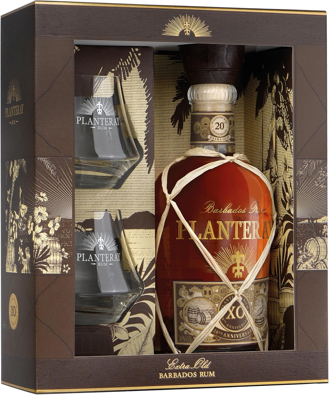 Plantation Barbados XO 20th Anniversary 70 cl (+ 2 bicchieri)