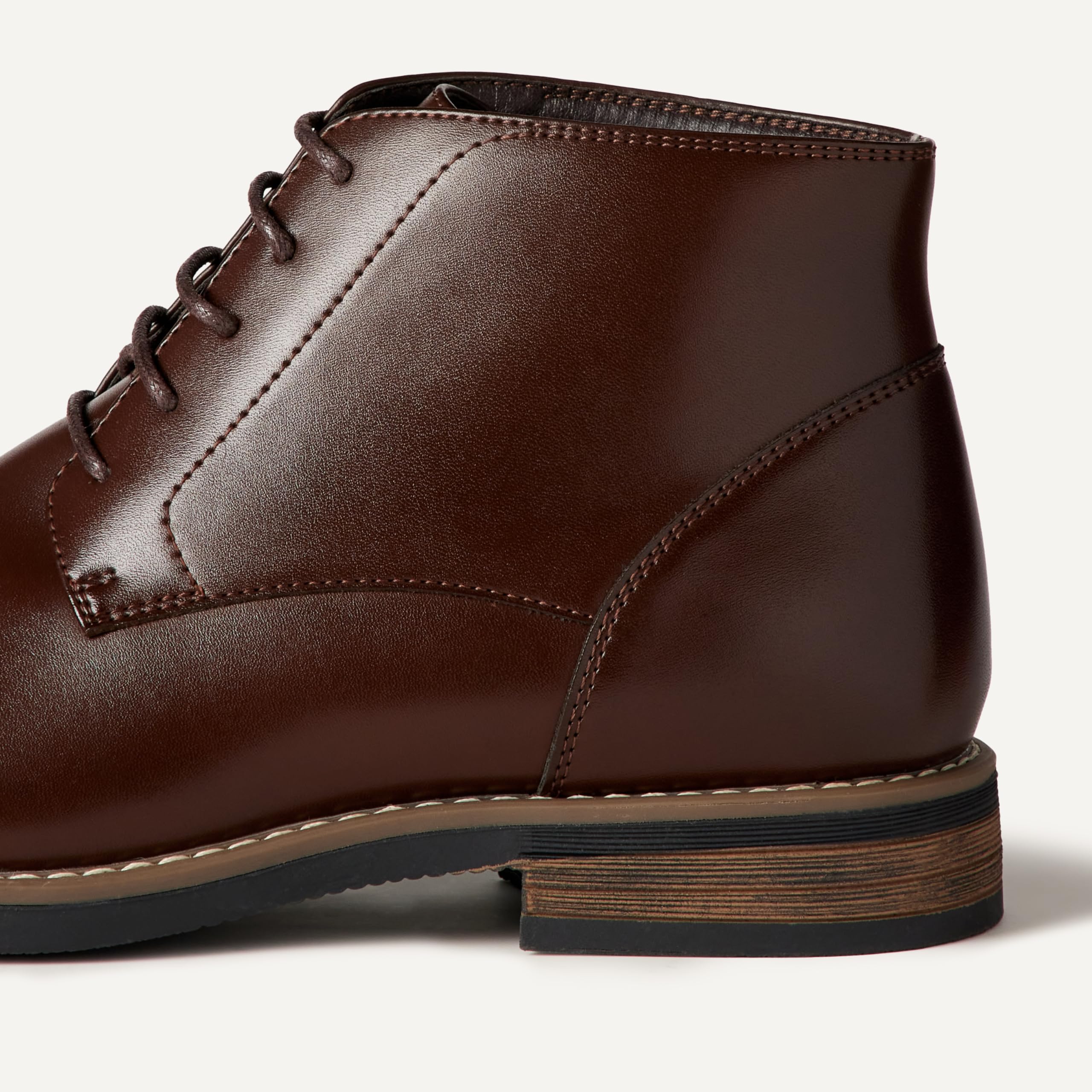 Amazon Essentials Stivaletti Eleganti alla Caviglia con Punta Stile Cap Toe Uomo