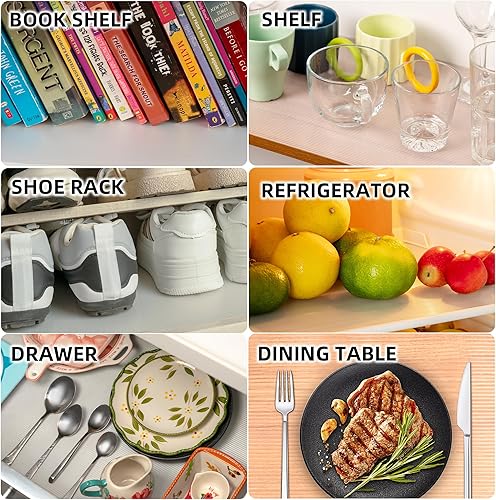 Miniatura 5 de Shelf Liner Non Slip,Non Adhesive Cabinet Liner,Waterproof Drawer Liner,Food-Grade EVA Material for Kitchen Cabinets,Drawers,Refrigerators-Odorless