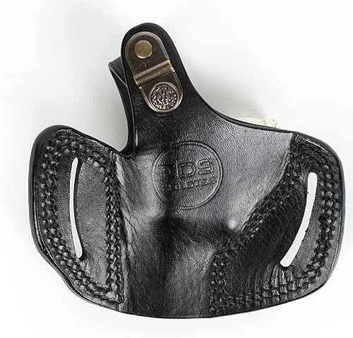 Miniatura 2 de para Ruger SP101 Revolver 5 Shot 2 pulgadas OWB Funda de pistola de cuero