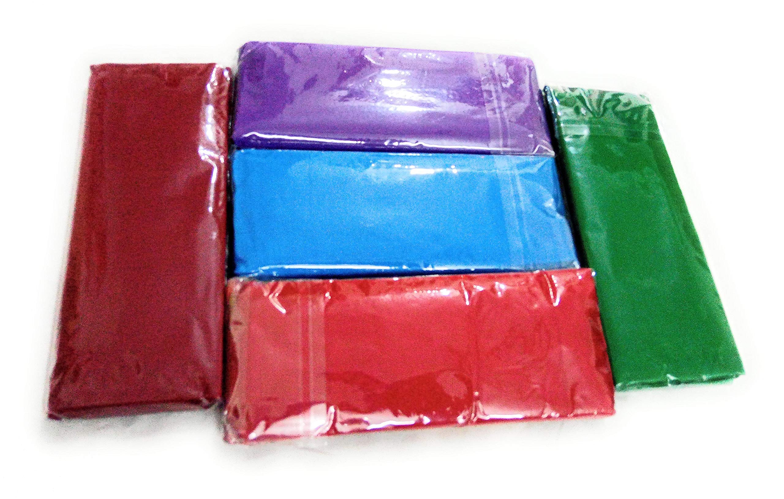 cotton colors Women's Silk Unstitched 1 Meters Each Blouse Materials (Multicolour, Free Size) - Pack of 5 Pieces -SA8-picture-18