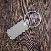 Vista 5 de Carson Lupa asférica iluminada de mano 5 luces LED iluminadas (SV-50), color blanco