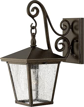 Hinkley Trellis One Light Small Outdoor Wall Mount, Regency Bronze