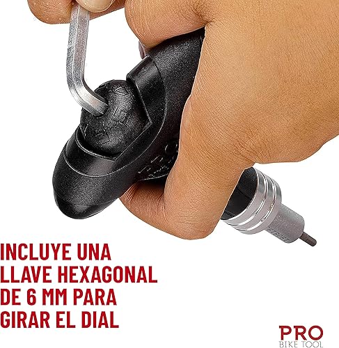 Miniatura 2 de PRO BIKE TOOL Juego de llaves dinamométricas ajustables  4, 5, 6 NM  Multiherramienta de calidad de tienda para uso doméstico  Incluye 3, 4, 0.197