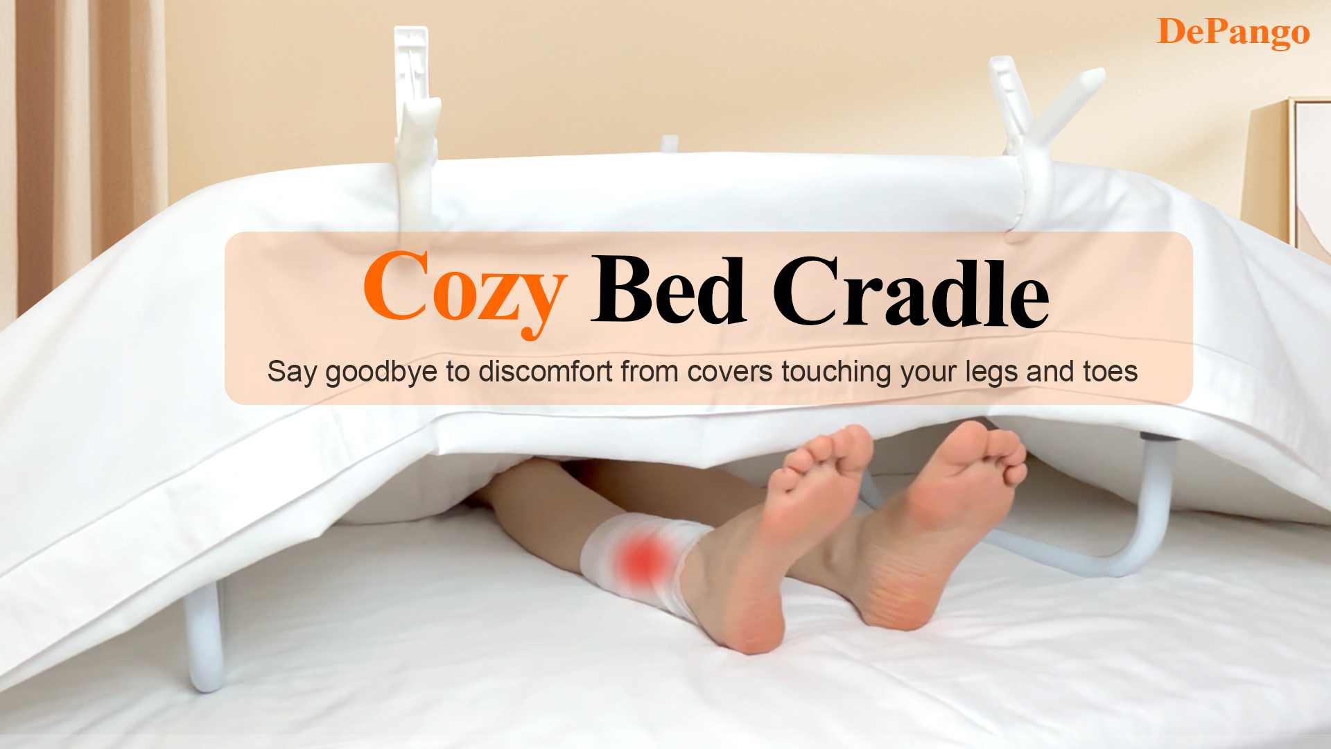 NEPPT Deken Lifter voor Voeten Lift Bar Sheet Riser Voet Tent Deken Ondersteuning Houder 26-34 Verstelbare Bed Cradle Assistance Apparaat Ziekenhuis Bed Rail Accessoires Been Knie Enkelpost Chirurgie