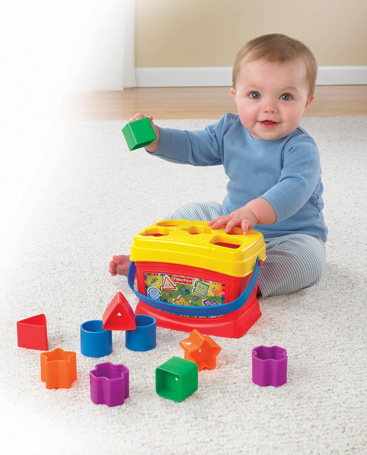Fisher-Price Brilliant Basics Baby's First Blocks