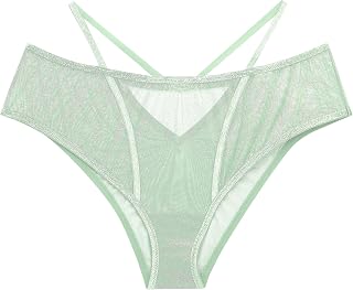 Womens Going Platinum Mesh Cheeky Panty