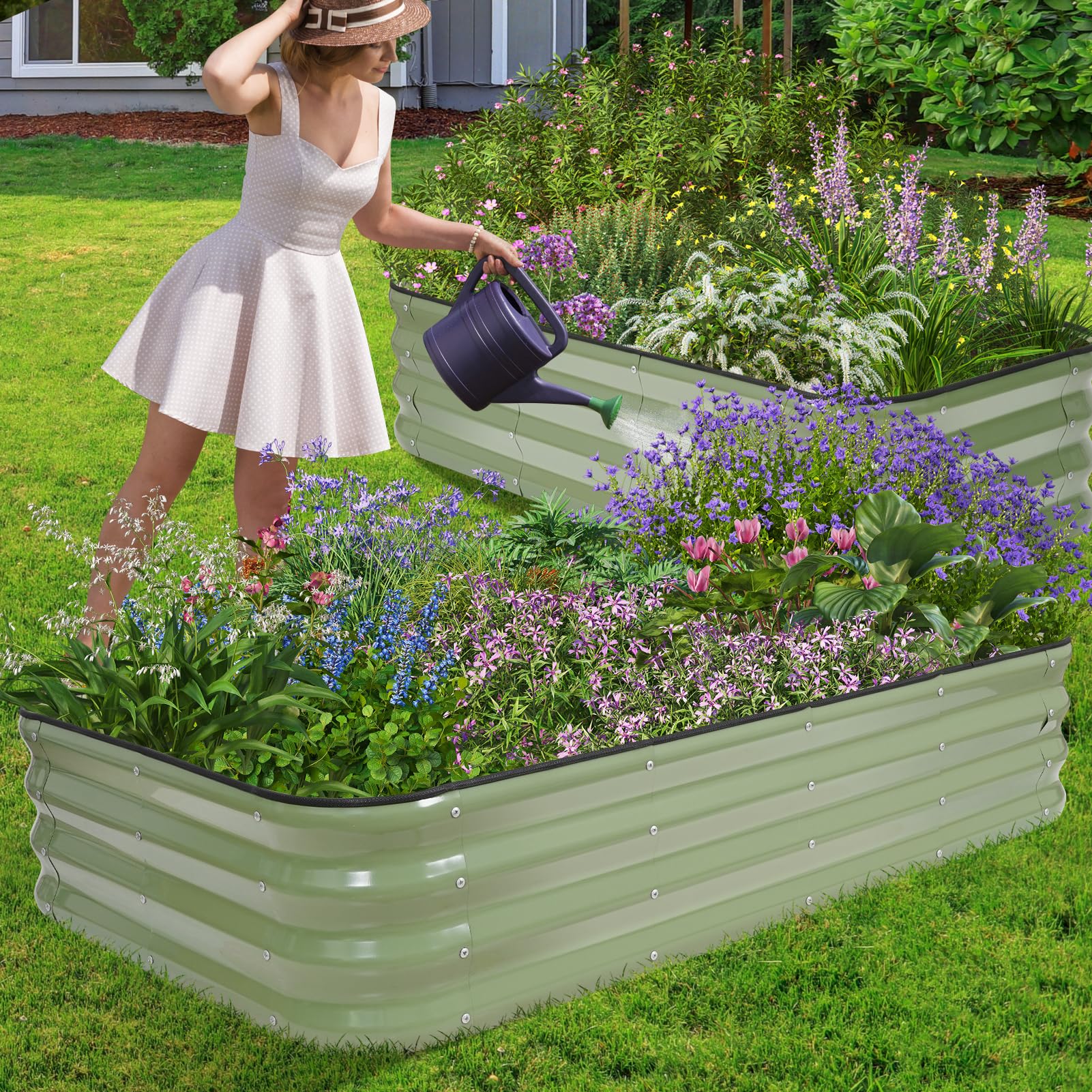 1MORE Raised Garden Bed - Modular Planter -4
