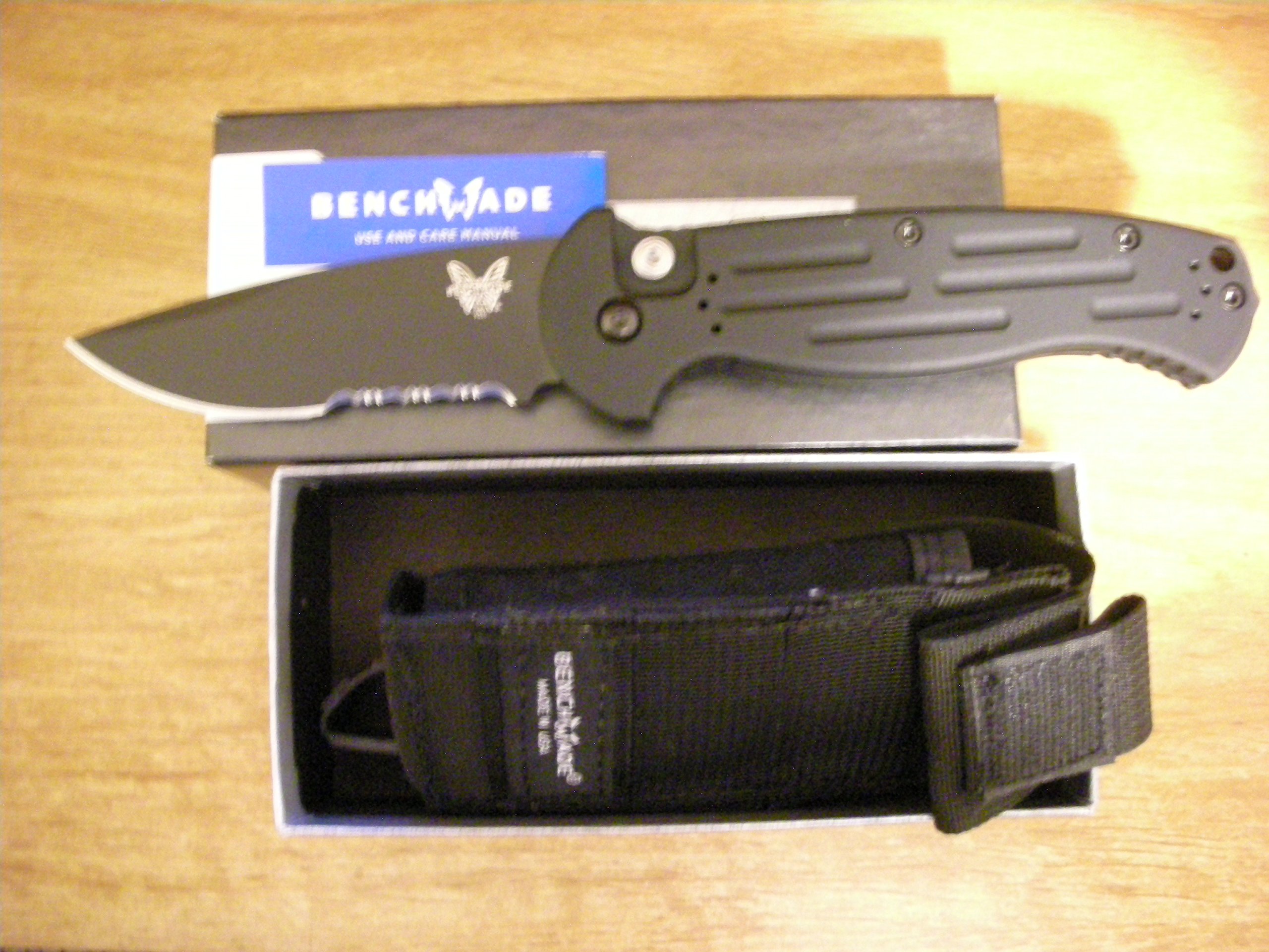 BENCHMADE AFO II couteau survie camping bivouac BN9051SBK - 6