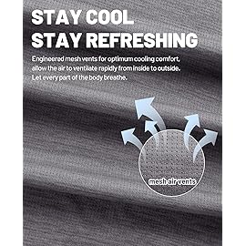 MIER Men\'s Long Sleeve Hiking Shirts UPF 50+ Sun Protection Fishing Hoodie SPF UV Running Workout Hooded T-Shirt, Heather Grey, L