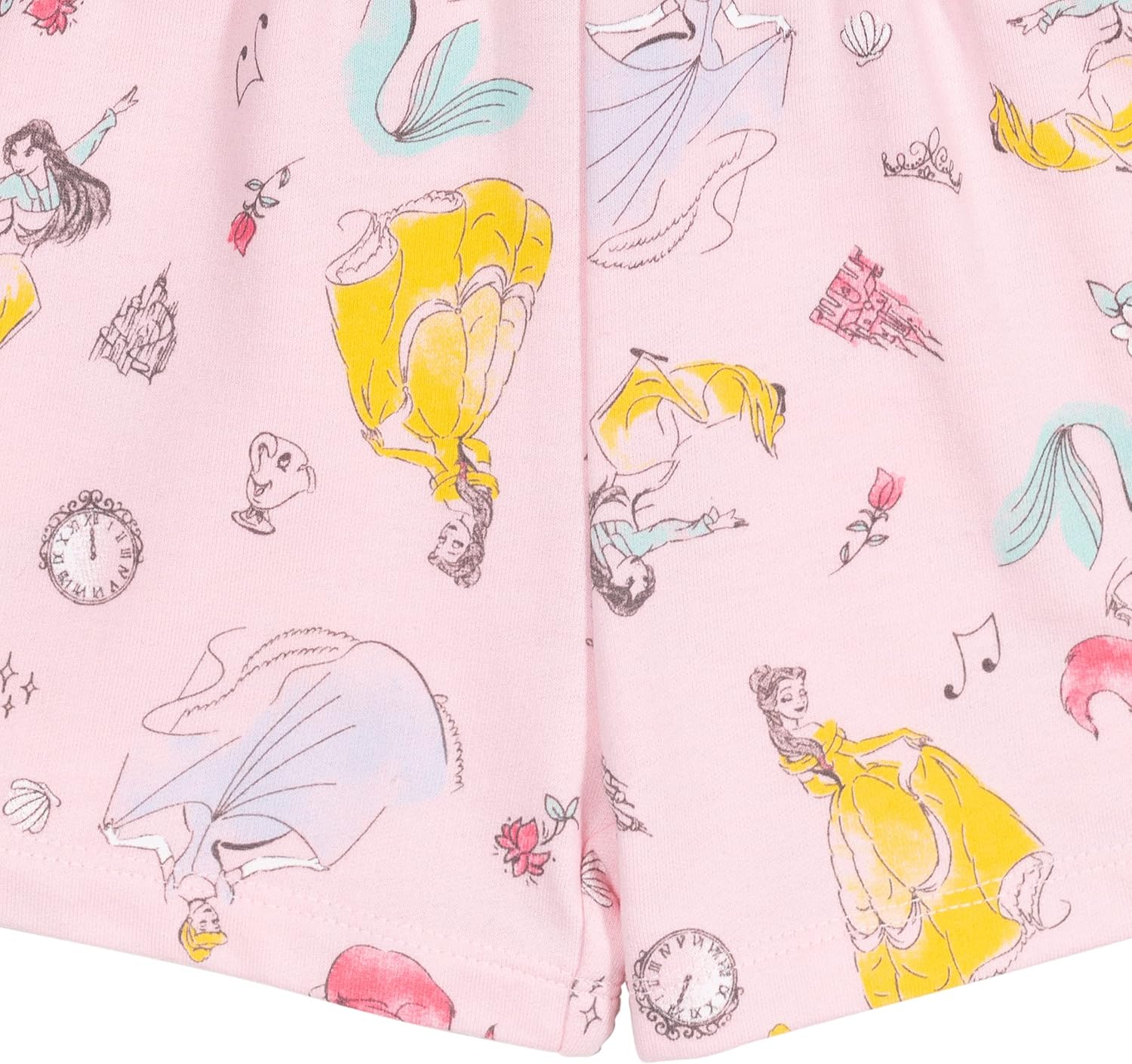 Miniatura 5 de Disney Princess Moana Mulan Belle - Mameluco sin mangas para niñas de bebé a niño grande Ariel, Moana, Mulan, Cenicienta, Belle, Ariel