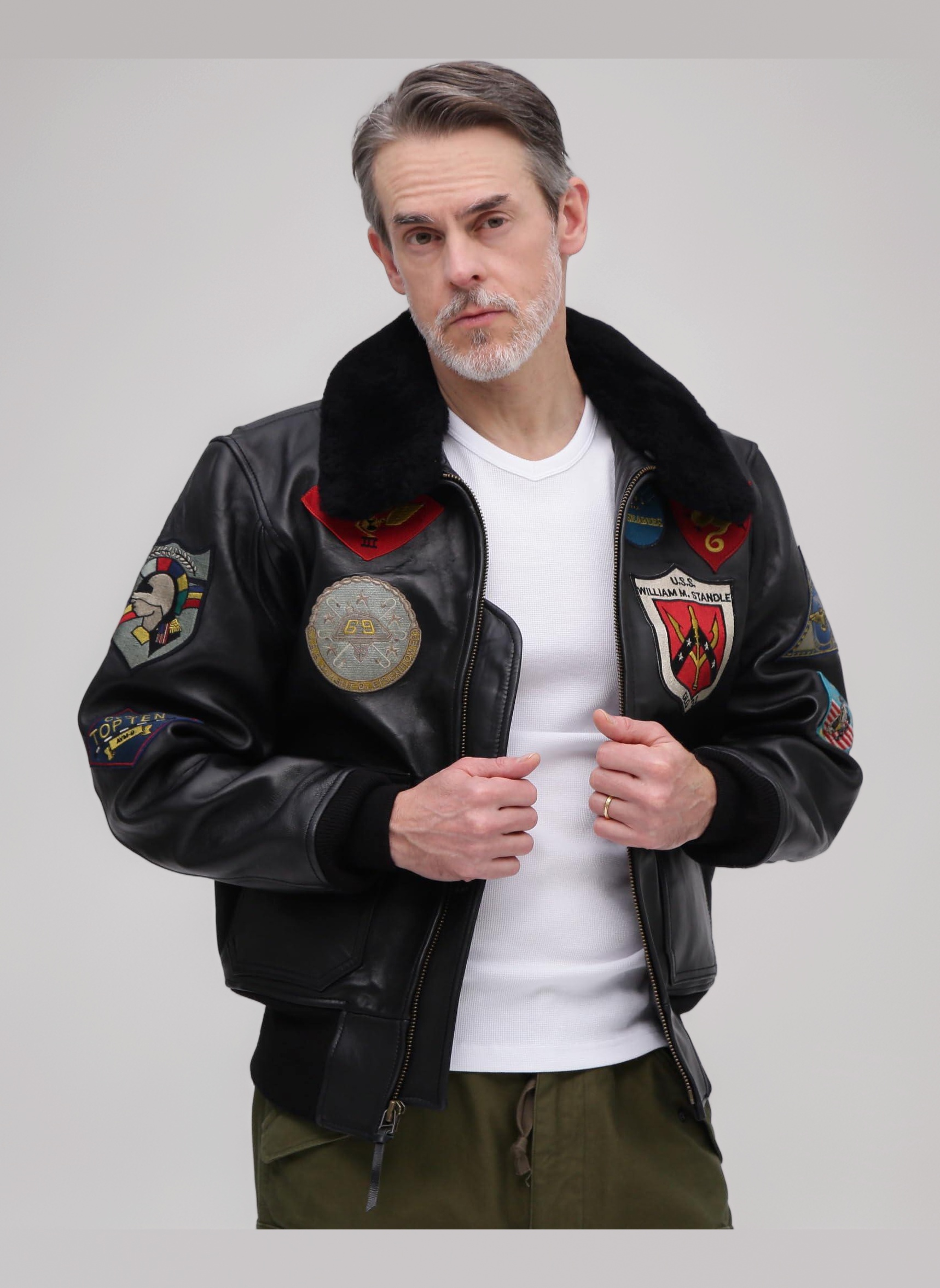 Amazon.co.jp: [Avirex] [アヴィレックス] G-1 TOP GUN/レザー