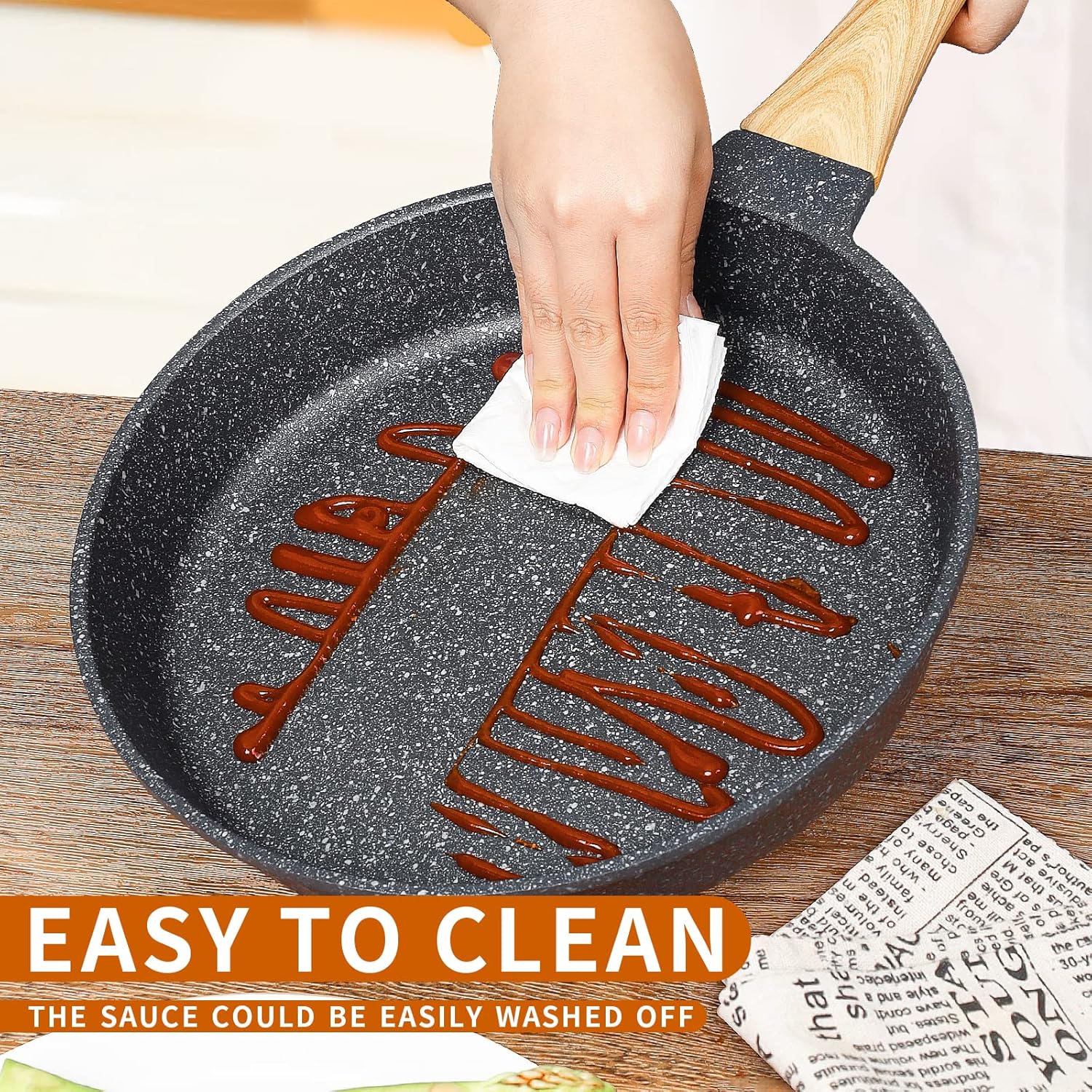 Nonstick Pan Makes Cleanup Simple