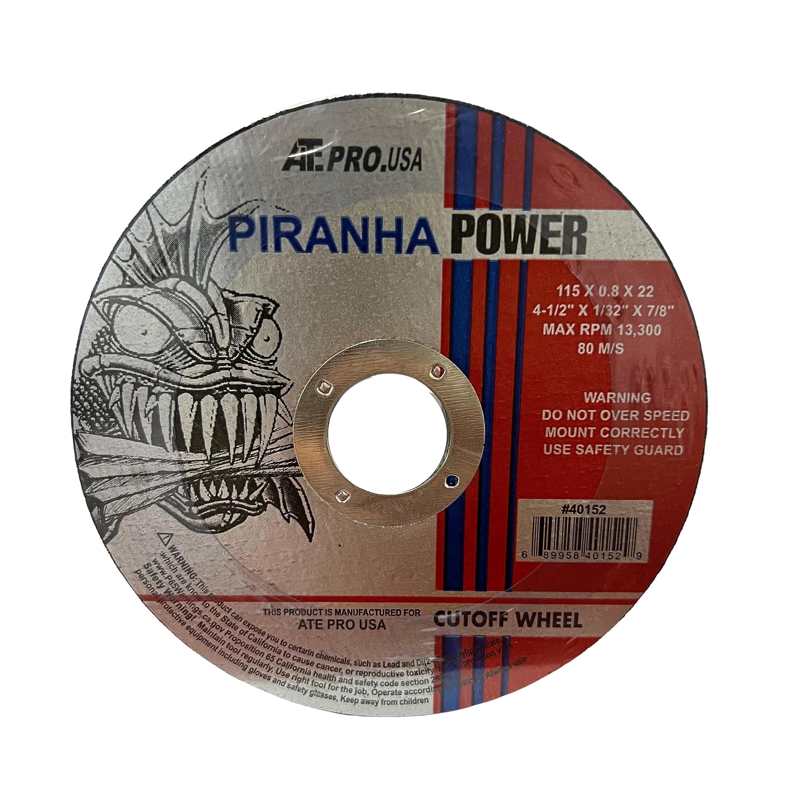 ATE Pro. USA - Metal and Stainless Steel Thin Cut Off Wheels, 4-1/2