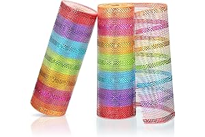 Rainbow Christmas Deco Mesh Wreath