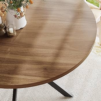 Amazon.com - ChooChoo 47.2 Inch Round Dining Table for 4