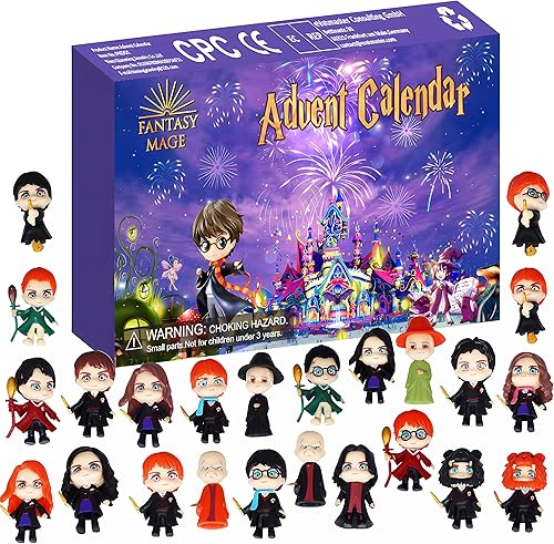 Miniatura 2 de Calendario de Adviento de anime, caricatura, Navidad, 24, caja ciega digital de cuenta regresiva para niños y niñas, regalos increíbles, color morado