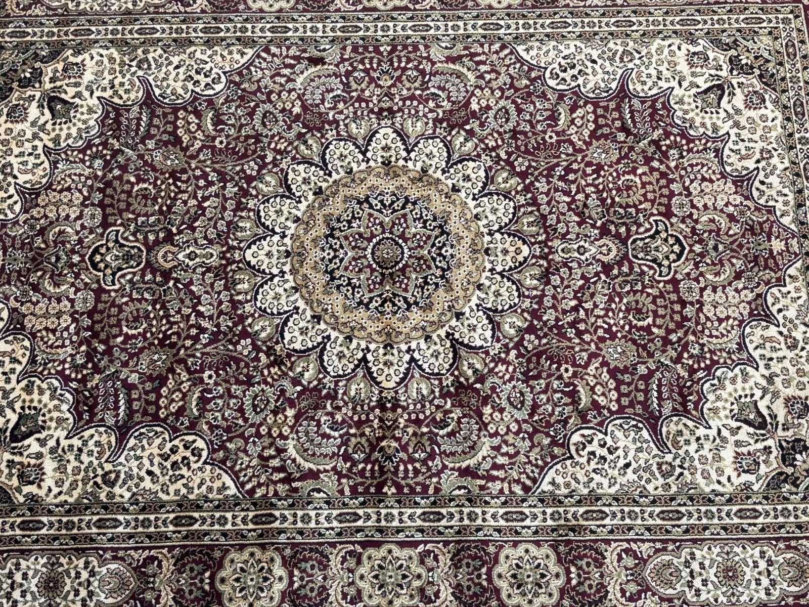 Kashmir Design - Tappeto orientale, 150 x 210 cm, in viscosa lucida, marrone, M38M