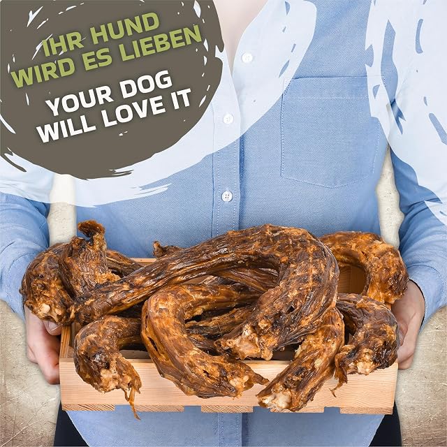 Foto 7 de 7 de Cuellos de pavo secos para perros, 1 kg (aprox. 6 - 10 unidades)