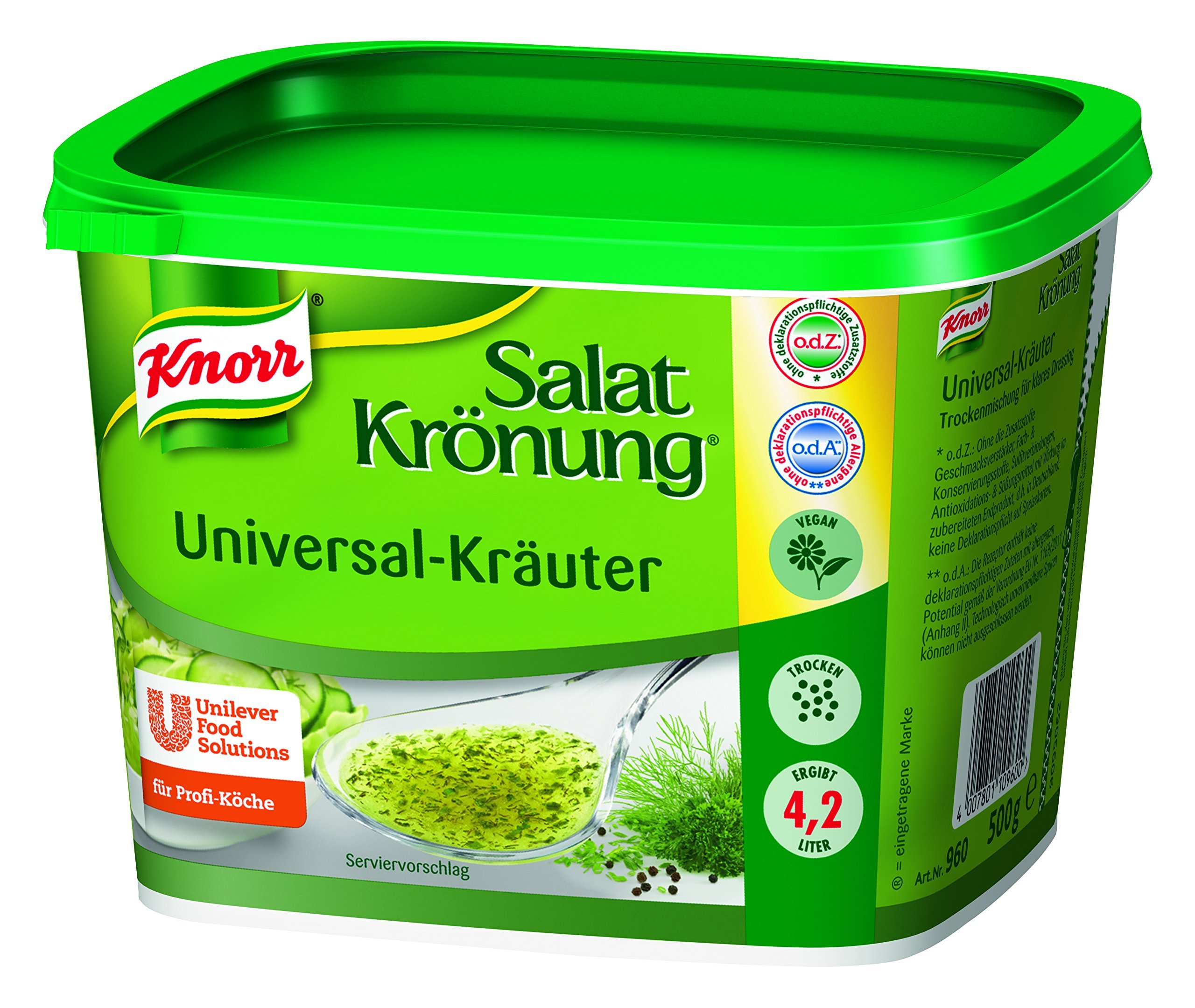 Knorr Salatkrönung Universal-Kräuter Dressing 1er Pack (1 x 500 g)